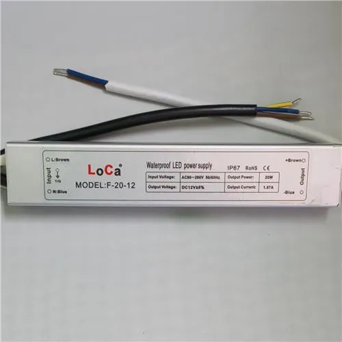 12v 20w 1.67amp Waterproof Power Supply