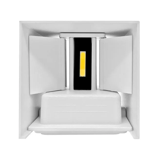 12W Modern Brief Round Cube Adjustable Surface Mounted Outdoor LED Wall Light Waterproof Wall Sconce Lamp For Corridor Porch