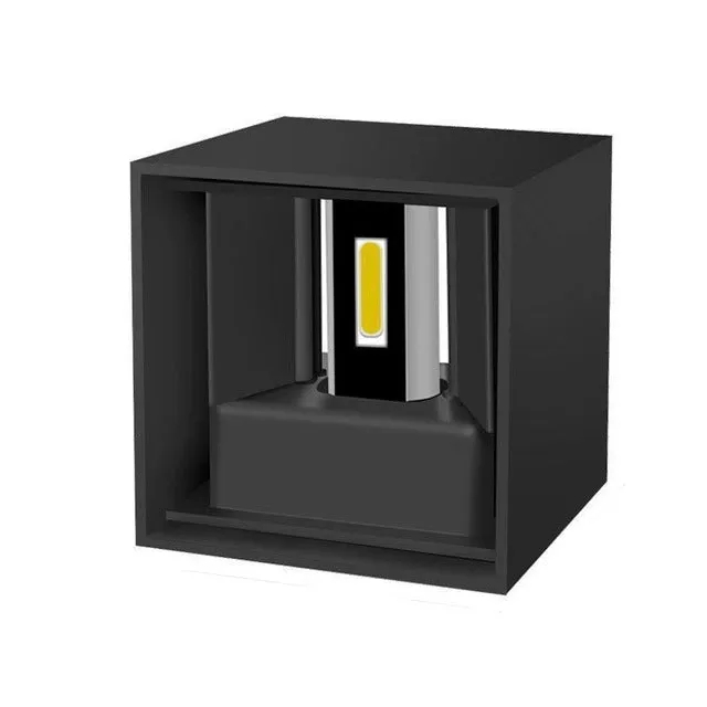 12W Modern Brief Round Cube Adjustable Surface Mounted Outdoor LED Wall Light Waterproof Wall Sconce Lamp For Corridor Porch