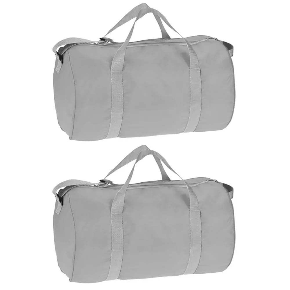 2 Pc Lightweight Duffel Bag Carrying Tote Barrel Traveling Luggage Gym Sports