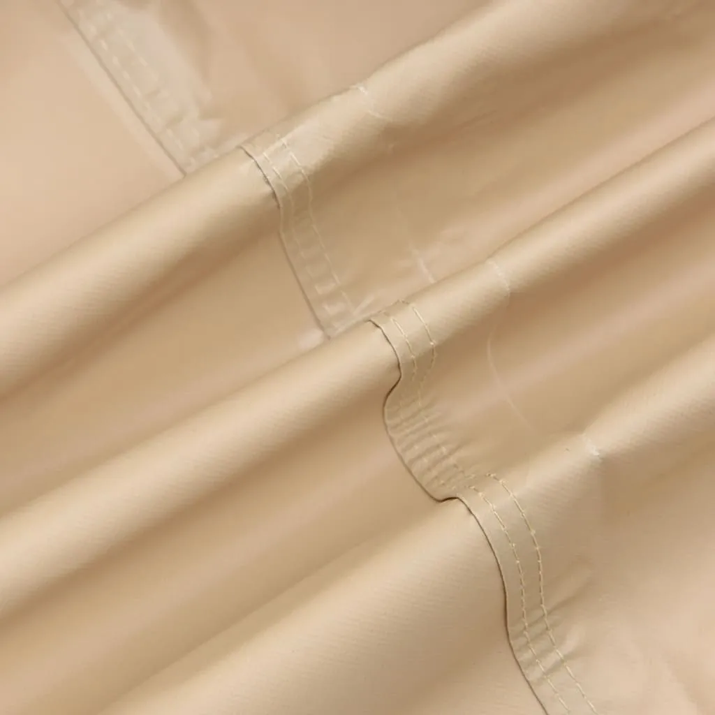 2-Seater Bench Cover Beige 132x71x56/81 cm 600D Oxford