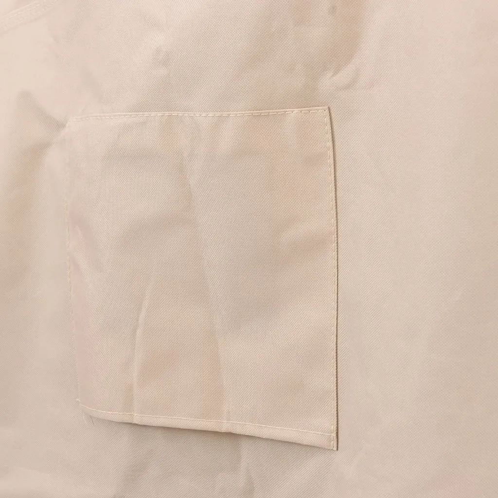 2-Seater Bench Cover Beige 132x71x56/81 cm 600D Oxford