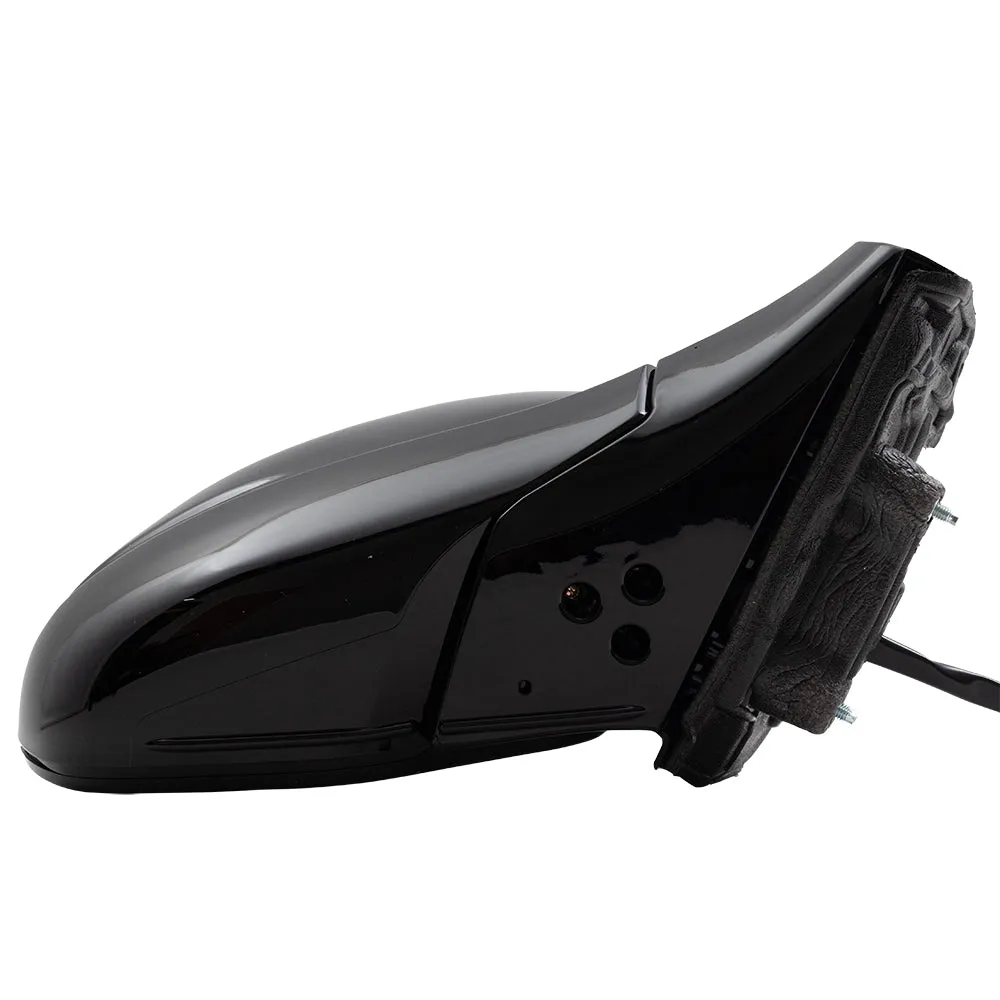 2017-2020 Honda Ridgeline Black Edition/RTL-E Power Door Mirror Assembly Paint To Match Black Manual Folding With Heat-Memory Without Signal-Auto Dimming-Side View Camera RH