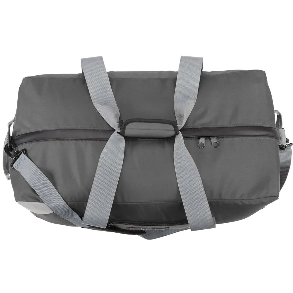 24" Grey Heavy Duty Duffel Bag Neoprene Waterproof Gear Luggage Suitcase Medium