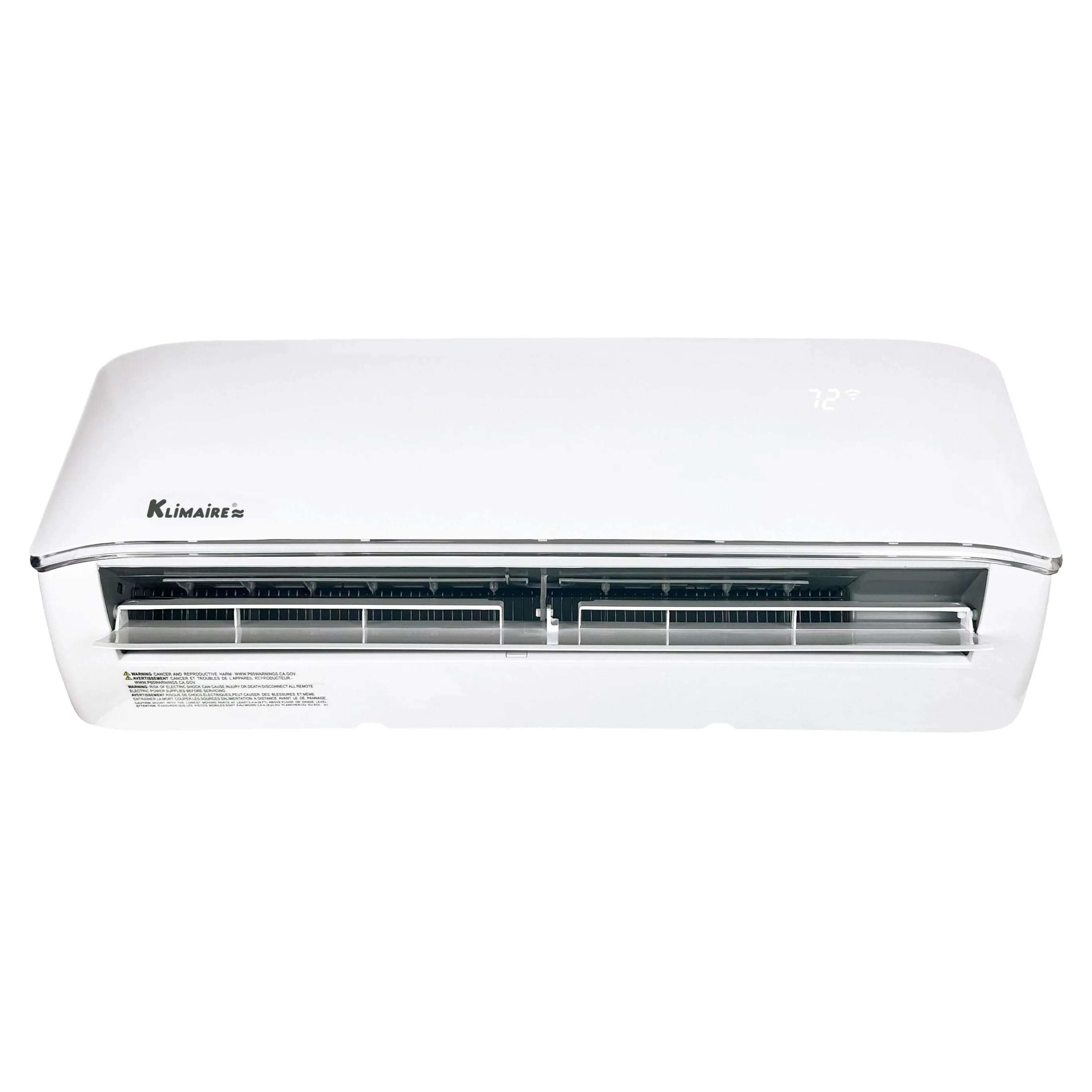 4-Zone Klimaire 21.1 SEER2 Multi Split Wall Mount Air Conditioner Heat Pump System 12 12 18 18