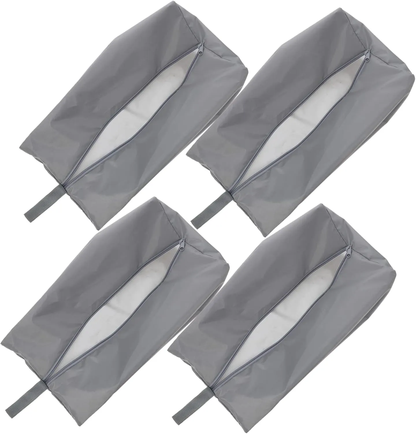 4pcs Travel Packing Cube Luggage Organizers Waterproof Shoe Bag for Packing Zipper Closure Compact Portable