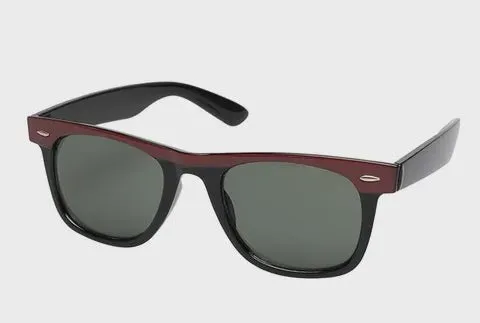 8007BR Unity Everyday Sunglasses Mens - Black/Red