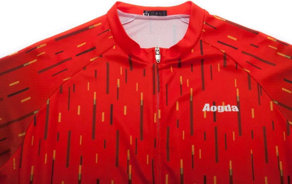 Aogda Sleeveless Cycling Jerseys For Men Bike Shirts Bicycle Vests Team Biking Tops Clothing