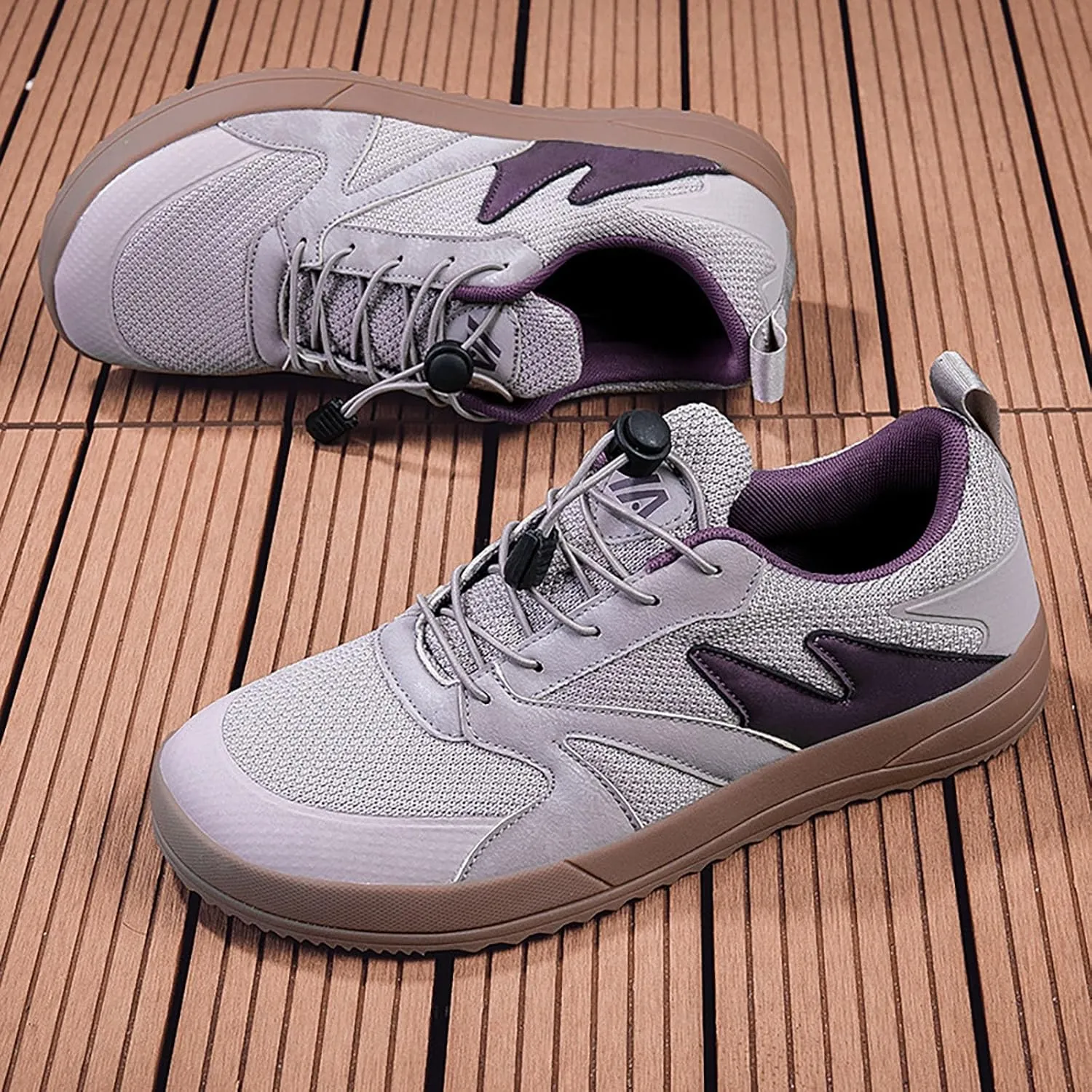 Barefoot Shoes Women Mesh Breathable Lightweigh Casual Shoes Slip On Walking Shoes Non Slip Running Shoes