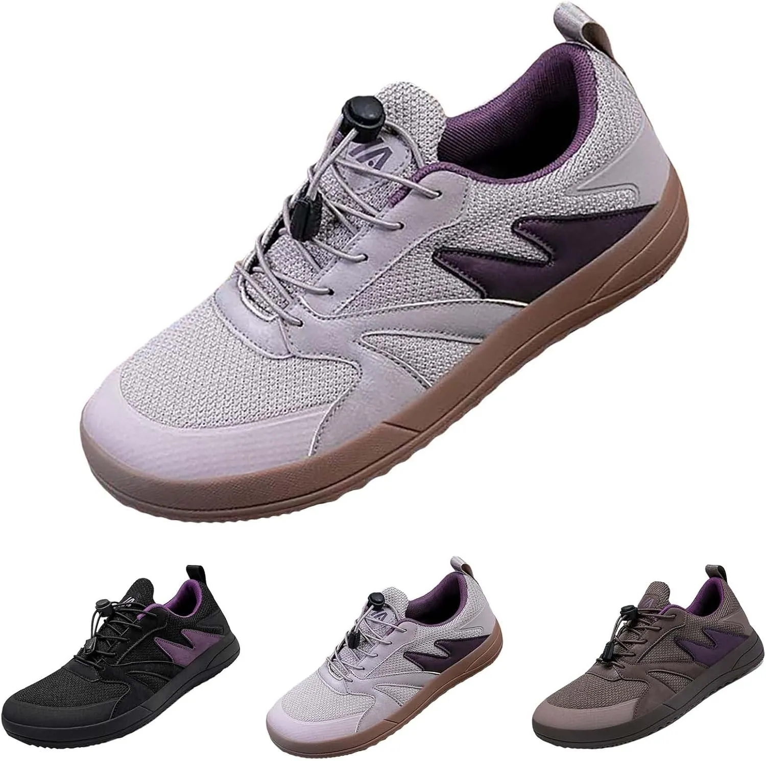 Barefoot Shoes Women Mesh Breathable Lightweigh Casual Shoes Slip On Walking Shoes Non Slip Running Shoes