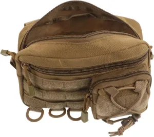 BESPORTBLE Compact Fanny Pack with High Visibility Design Durable Storage for Emergency Supplies for Hiking and Camping