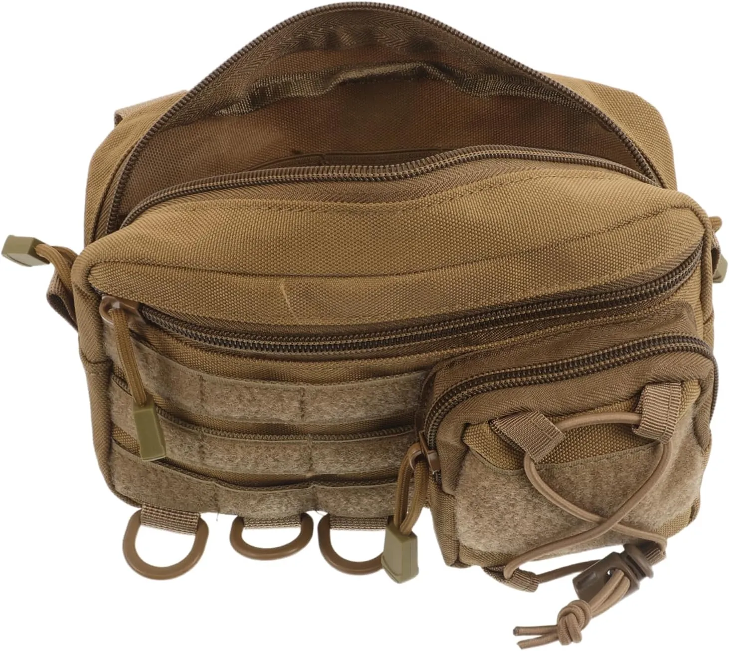 BESPORTBLE Compact Fanny Pack with High Visibility Design Durable Storage for Emergency Supplies for Hiking and Camping