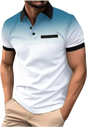 Big and Tall Linen Shirts for Men Short Sleeve Casual Loose Button Down Shirt Summer Beach Gym Workout Polo Shirt