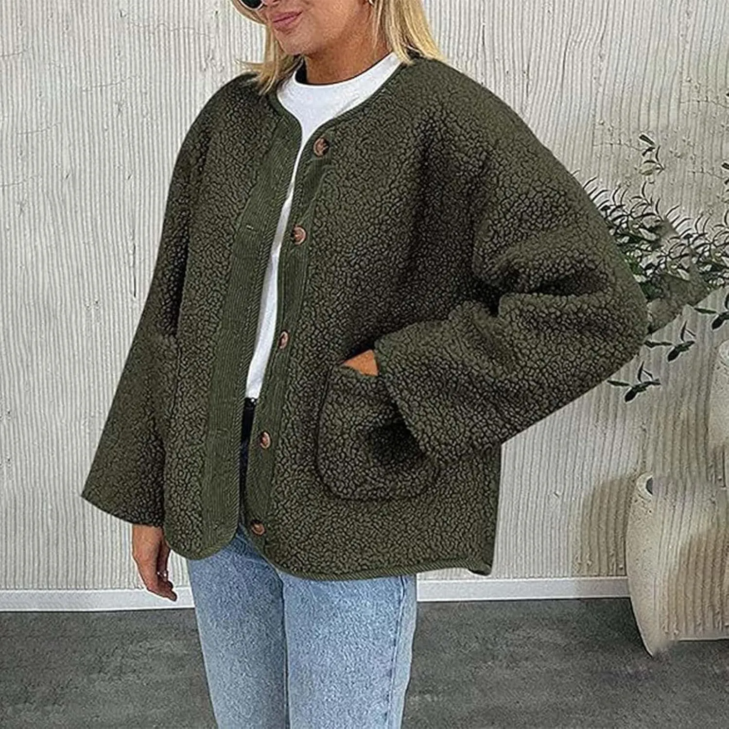 Bomber Jacket Women 2024 Causal Floral Zip Up Coats Long Sleeve Stand Collar Fall Jackets Winter Lightweight Coat