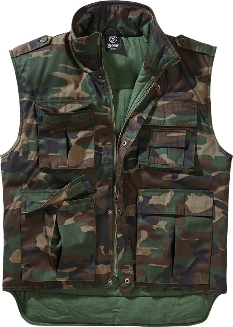 Brandit Ranger Straight Neck Camouflage Vest