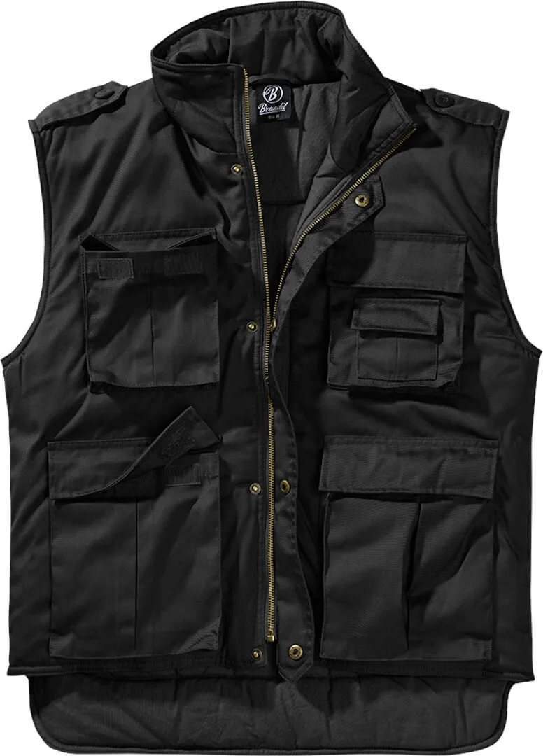 Brandit Ranger Straight Neck Vest, Black