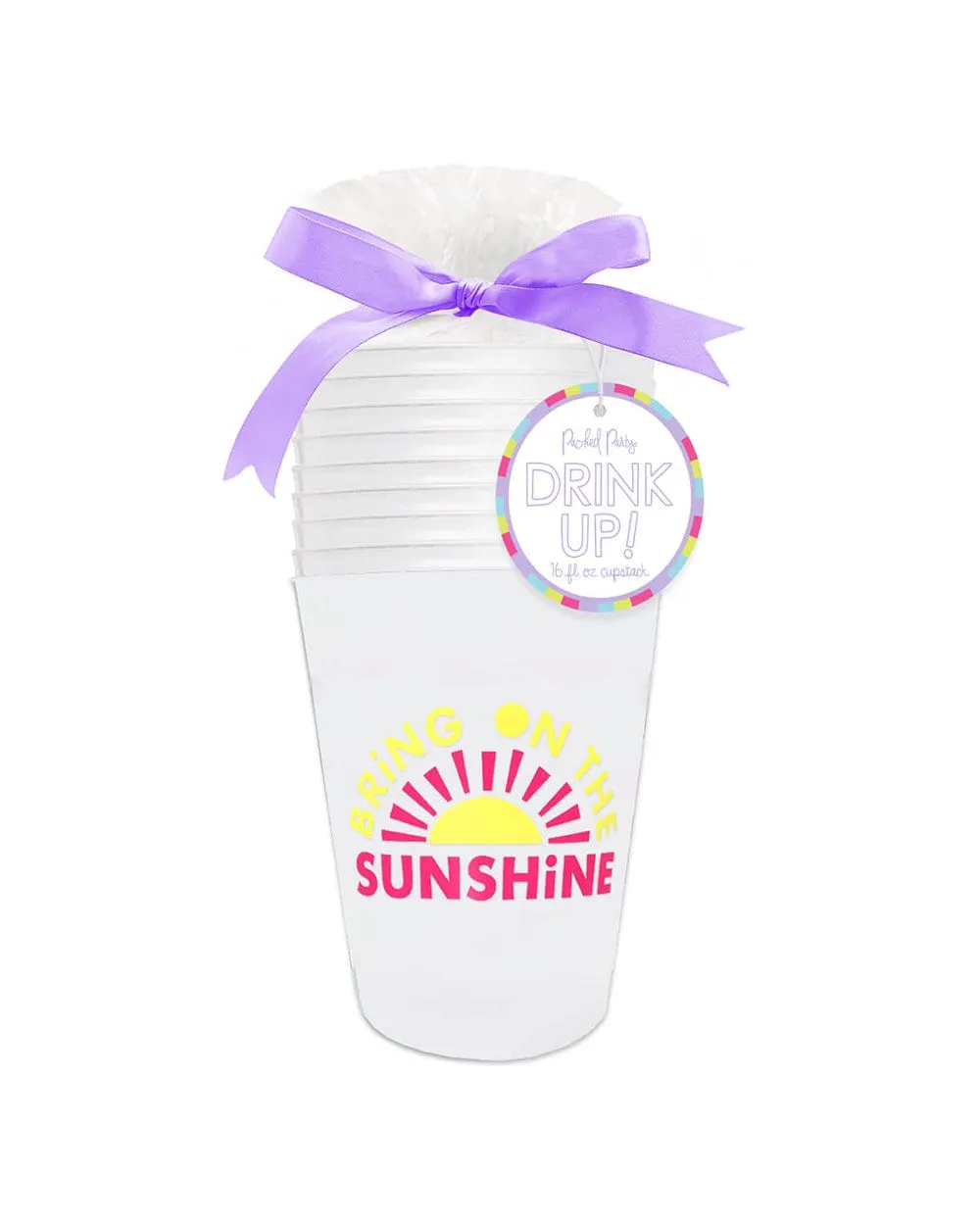 Bring on the Sunshine Reusable Stackable Cups