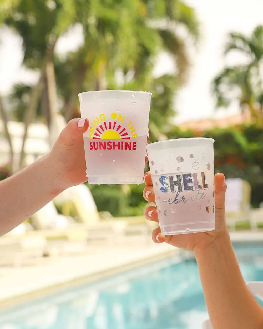 Bring on the Sunshine Reusable Stackable Cups