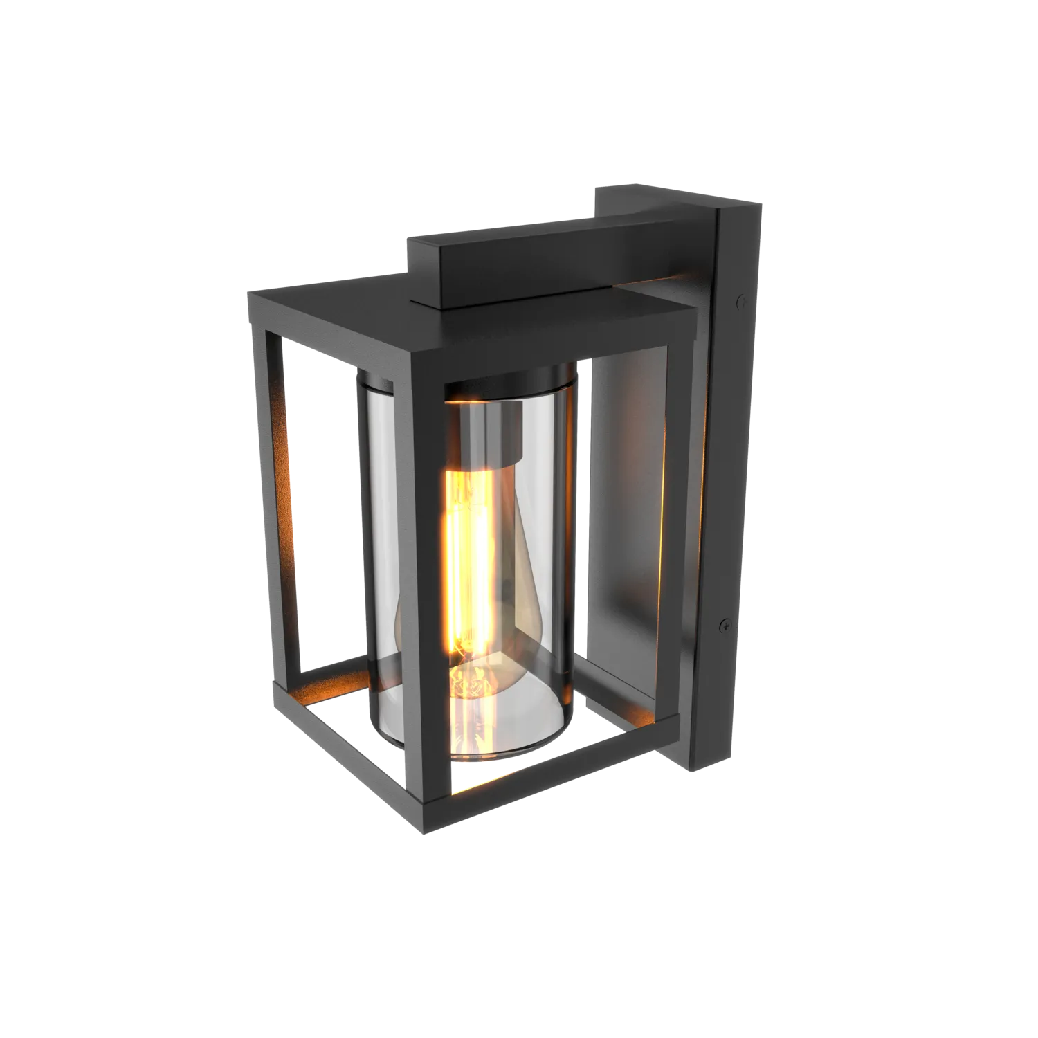 Calex LED Wall Lamp Naples - E27 - IP44 - Day/Night sensor - Black