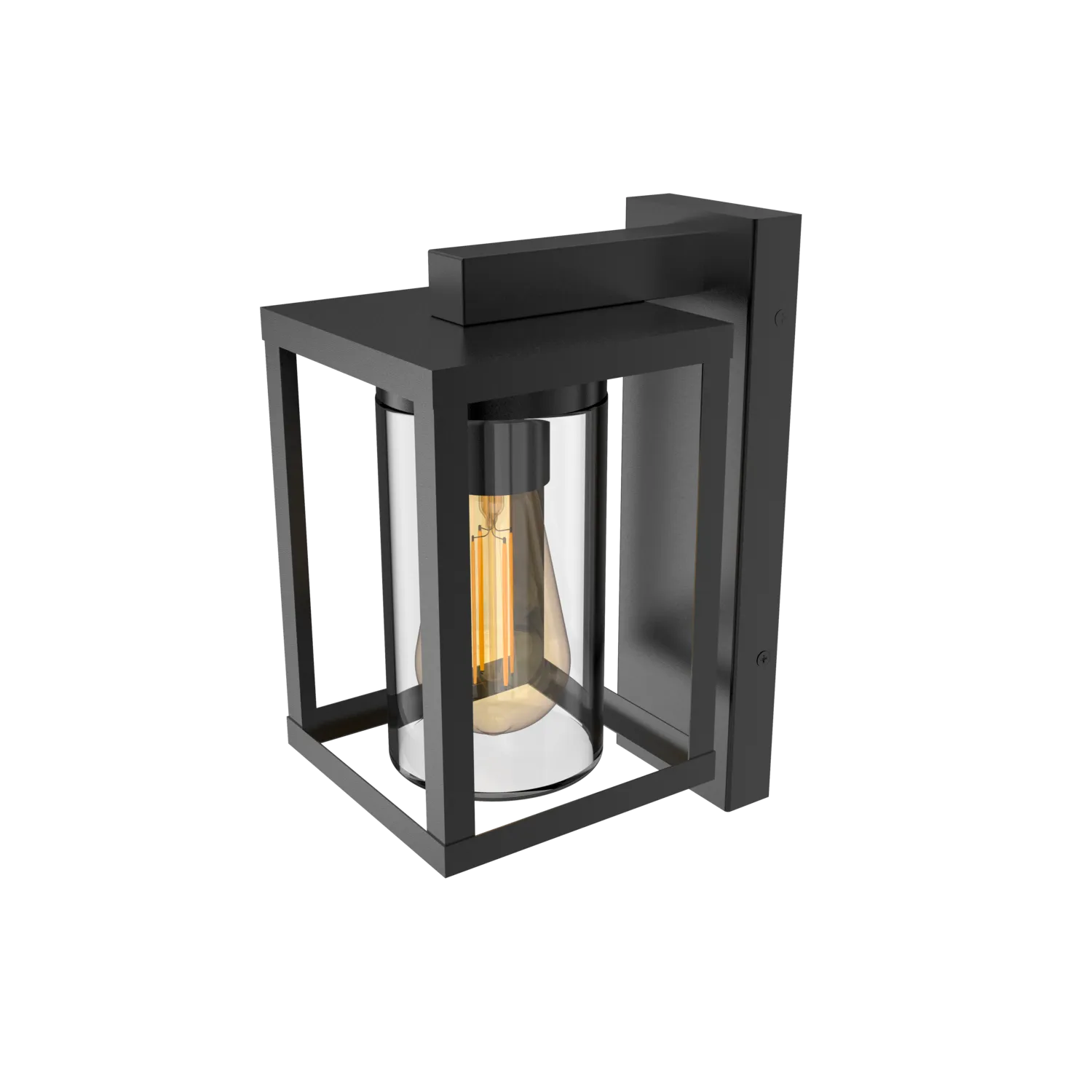 Calex LED Wall Lamp Naples - E27 - IP44 - Day/Night sensor - Black