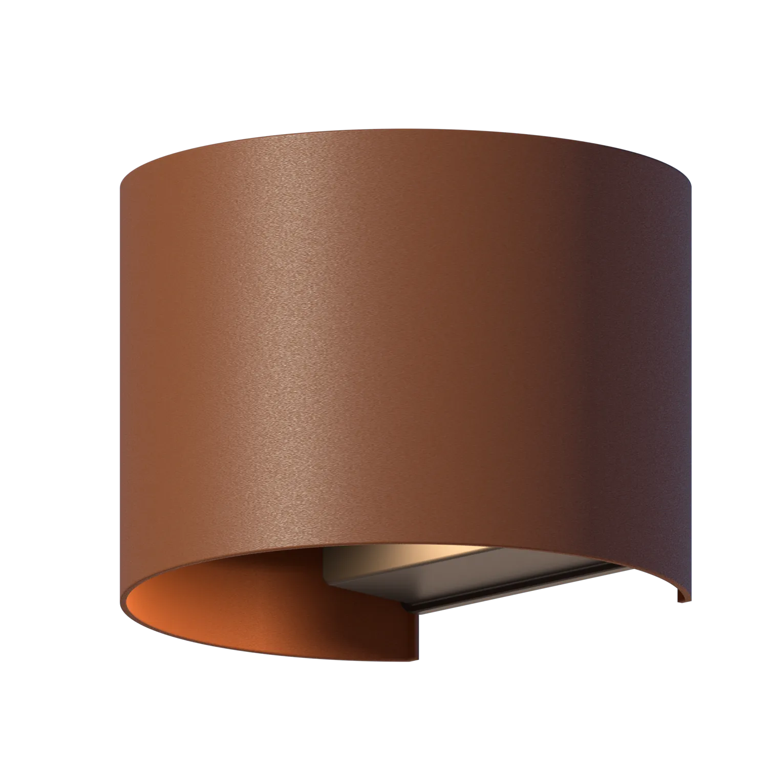 Calex LED Wall Lamp Oval Verona - Up & Down - Rust - Warm White Light - 7W