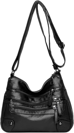 Canvas Tote Bag Soft Leather Shoulder Bags Layer Classic Crossbody Bag Luxury Designer Zipper Handbag And Purse