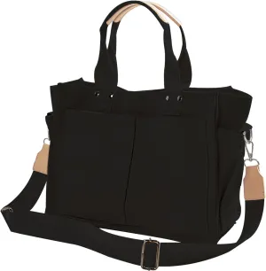 Canvas Tote Bags for Women Large Capacity Messenger Bag Durable Shoulder Bag Multi Pocket Casual Work Bags