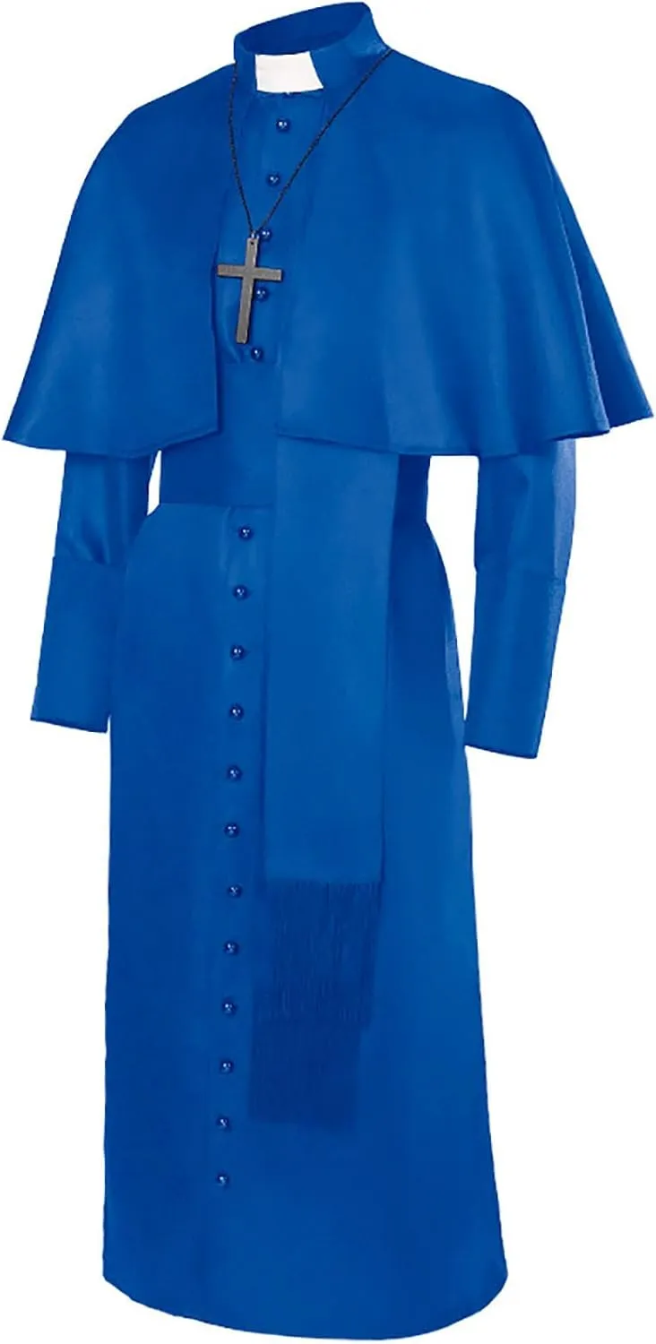 Cassock Robe For Men's,Choir Minister Clergy Pulpit Liturgical Church Robe be Medieval Liturgical Church Robes