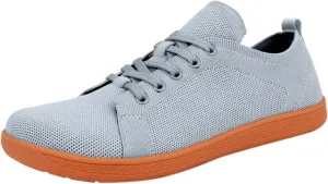 Casual Dress Shoes for Men Mesh Lightweight Breathable Walking Shoes Non Slip Running Shoes Rubber Barefoot Shoes
