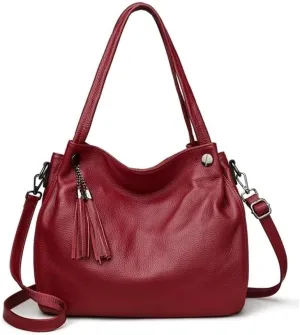 Casual Tote Women Shoulder Bags Cow Genuine Leather Women Bags Designer Brand Female Handbags Crossbody Bag