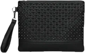 Cayla Women Clutch Bags Purse Rivets Handbags, Evening Bags Crossbody Bag (black)