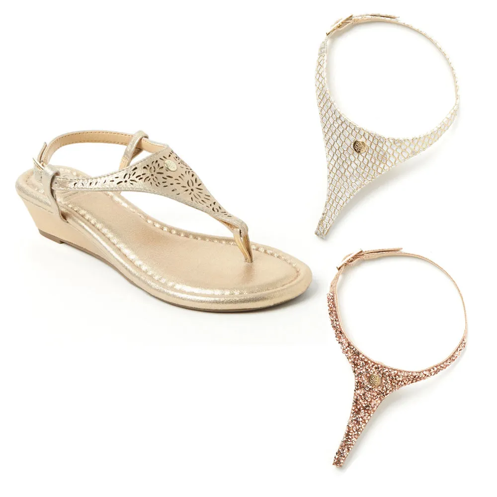 Champagne Wedge Set