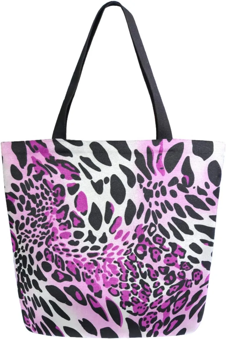 Chic Cute Fashion Style Pattern Extra Large Shoulder Tote Bag for Beach Travel Weekender Gym Grocery Shopping