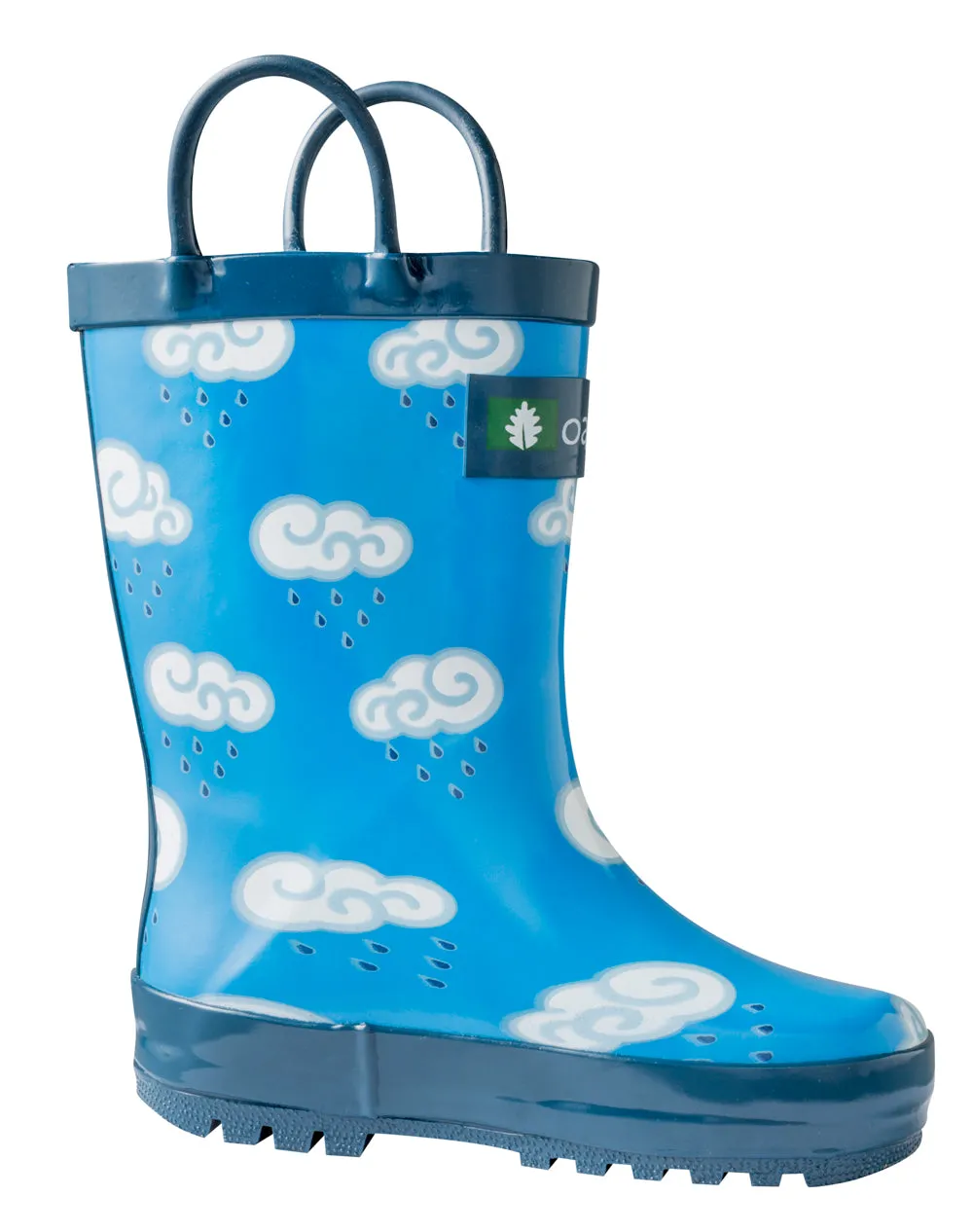 CHILDREN’S RUBBER RAIN BOOTS, CLOUDS