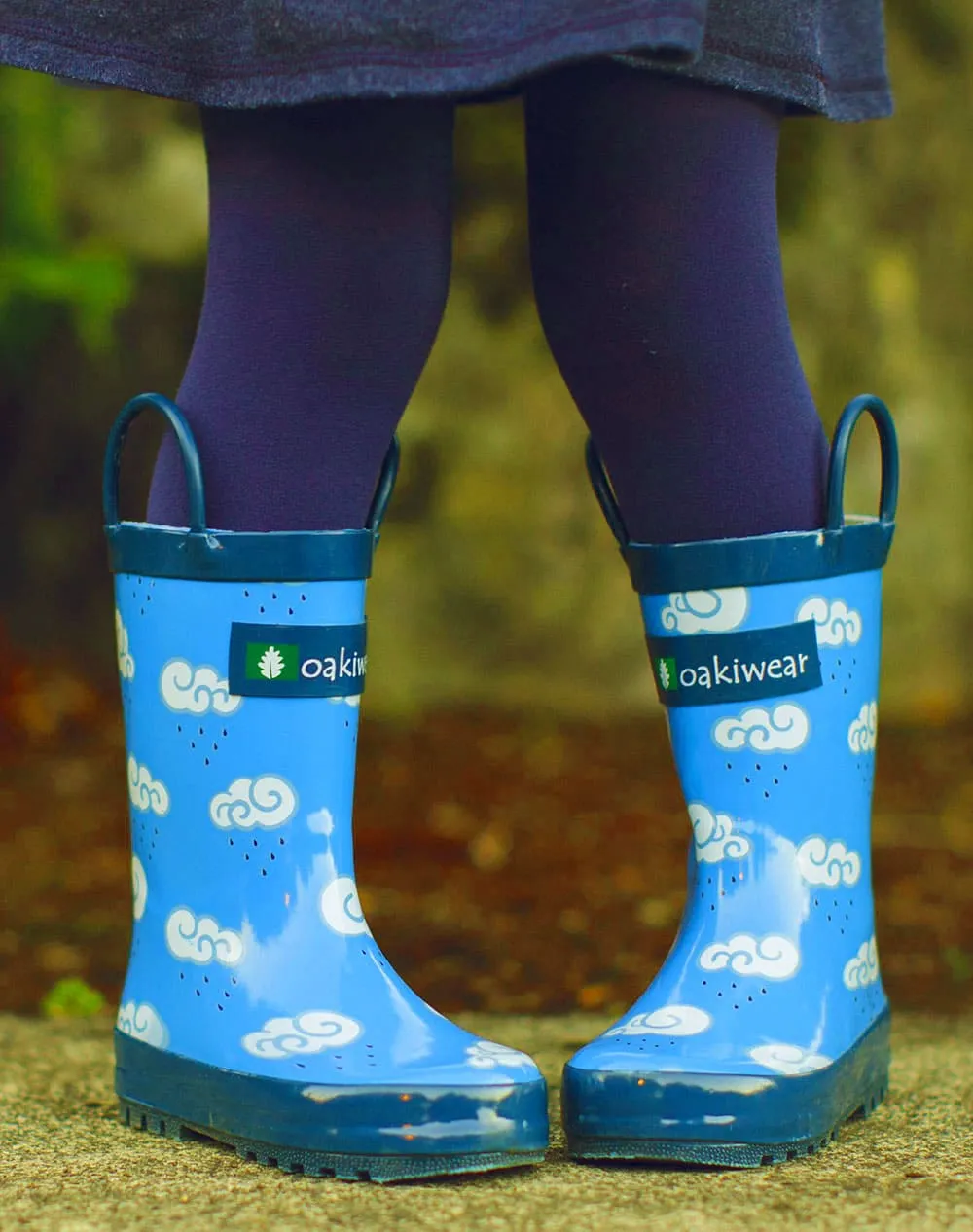 CHILDREN’S RUBBER RAIN BOOTS, CLOUDS