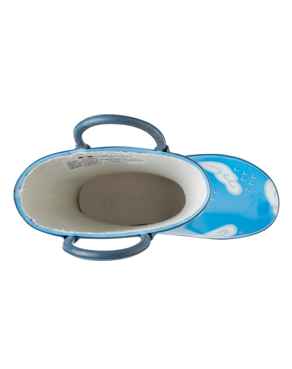 CHILDREN’S RUBBER RAIN BOOTS, CLOUDS