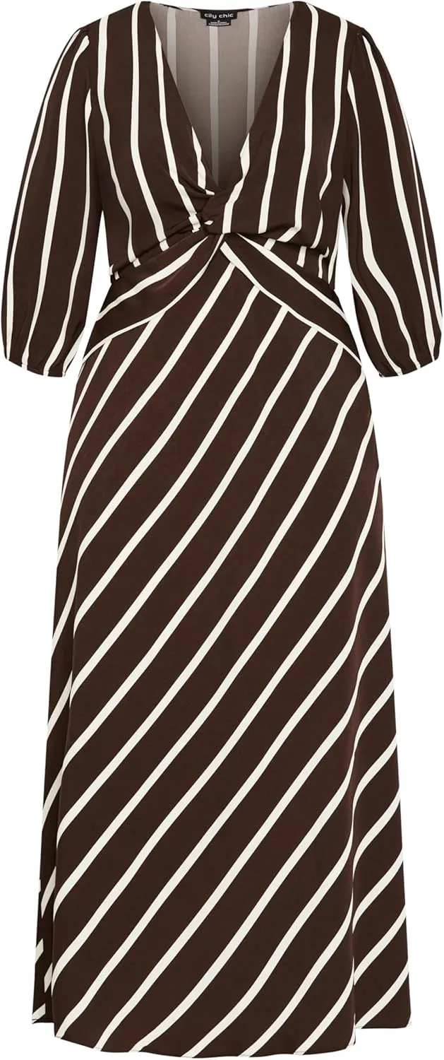 City Chic Women's Plus Size Dress Talbot Court