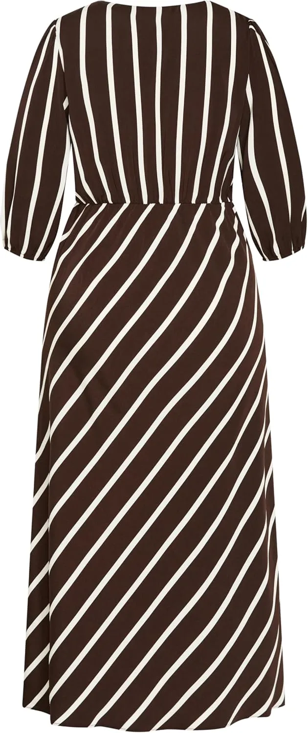 City Chic Women's Plus Size Dress Talbot Court
