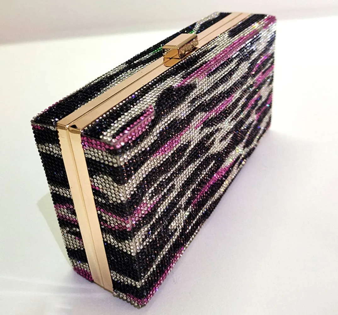 Classic Dollar Style Evening Bags With Diamond Shoulder Bag Wallet Clutch