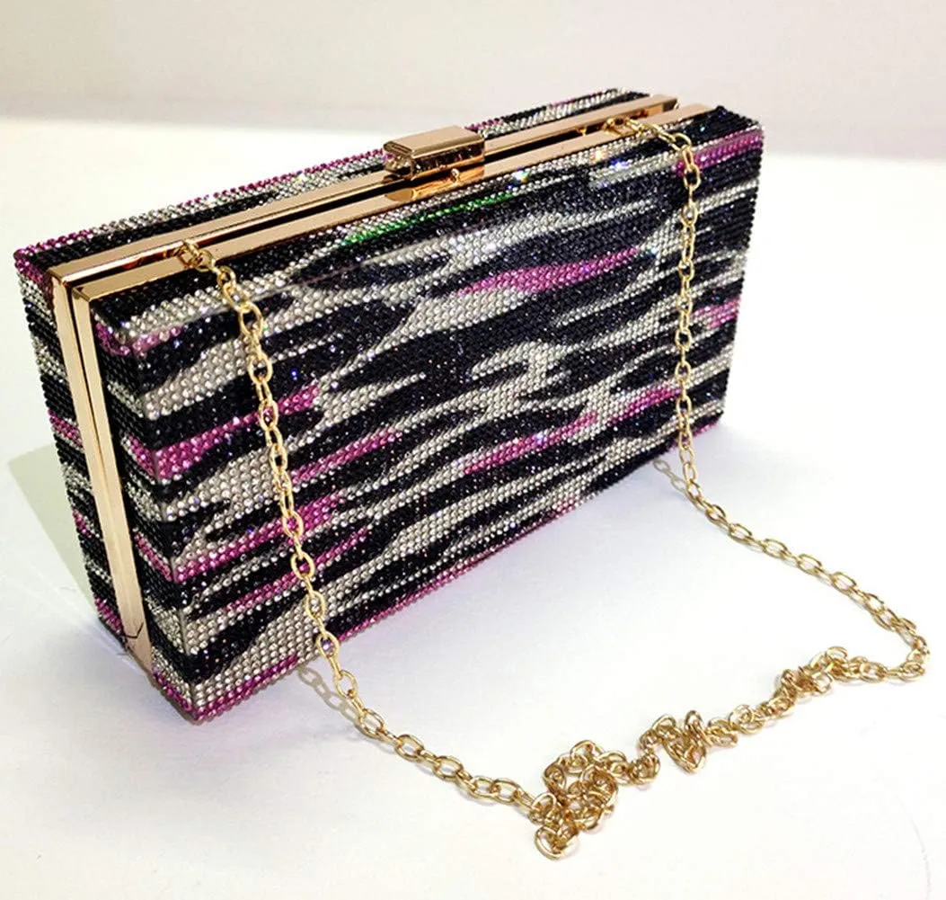 Classic Dollar Style Evening Bags With Diamond Shoulder Bag Wallet Clutch