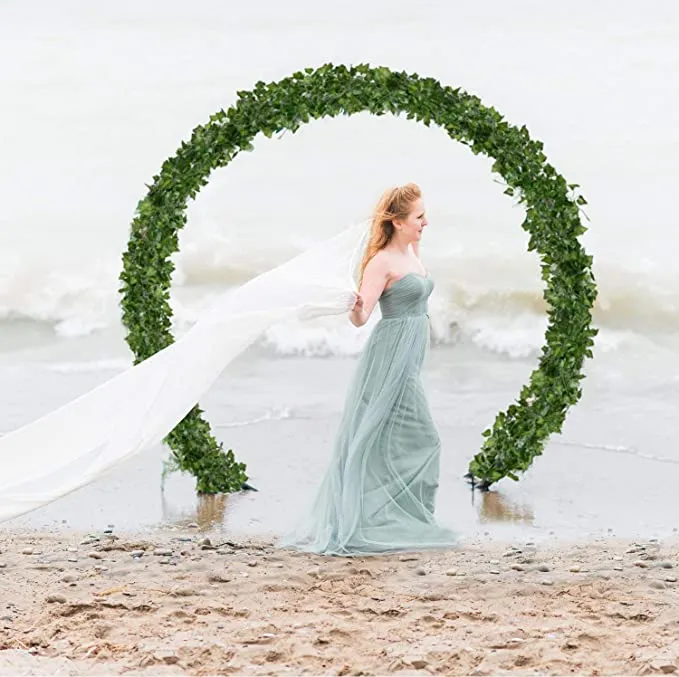 Clearance Bulk Artificial Ivy Leaf Vines Silk Ivy Leaves Hanging for Home Kitchen Garden Office Wedding Wall Decor Wholesale