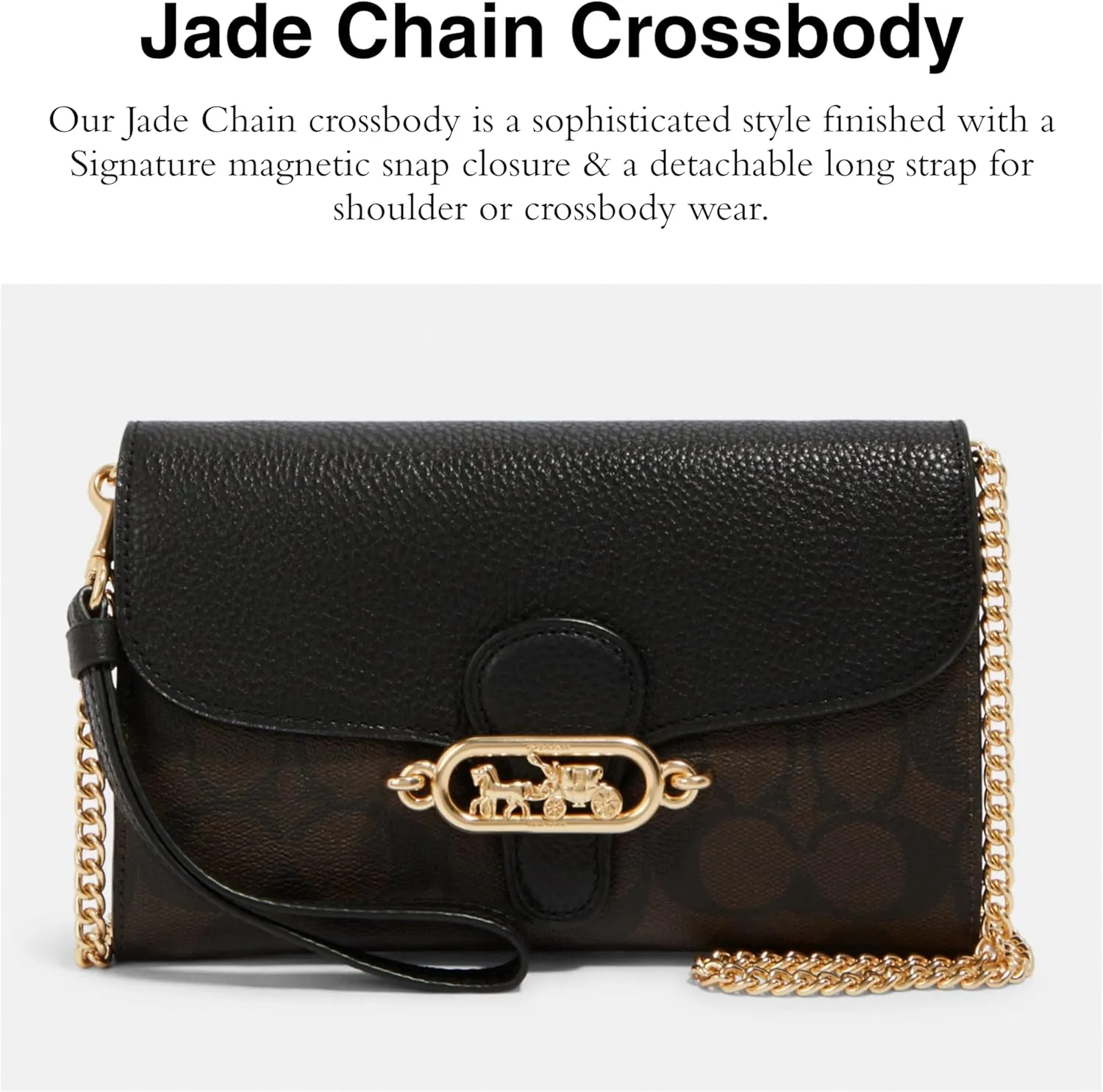 Coach Women's Signature Elle Hardware Chain Crossbody