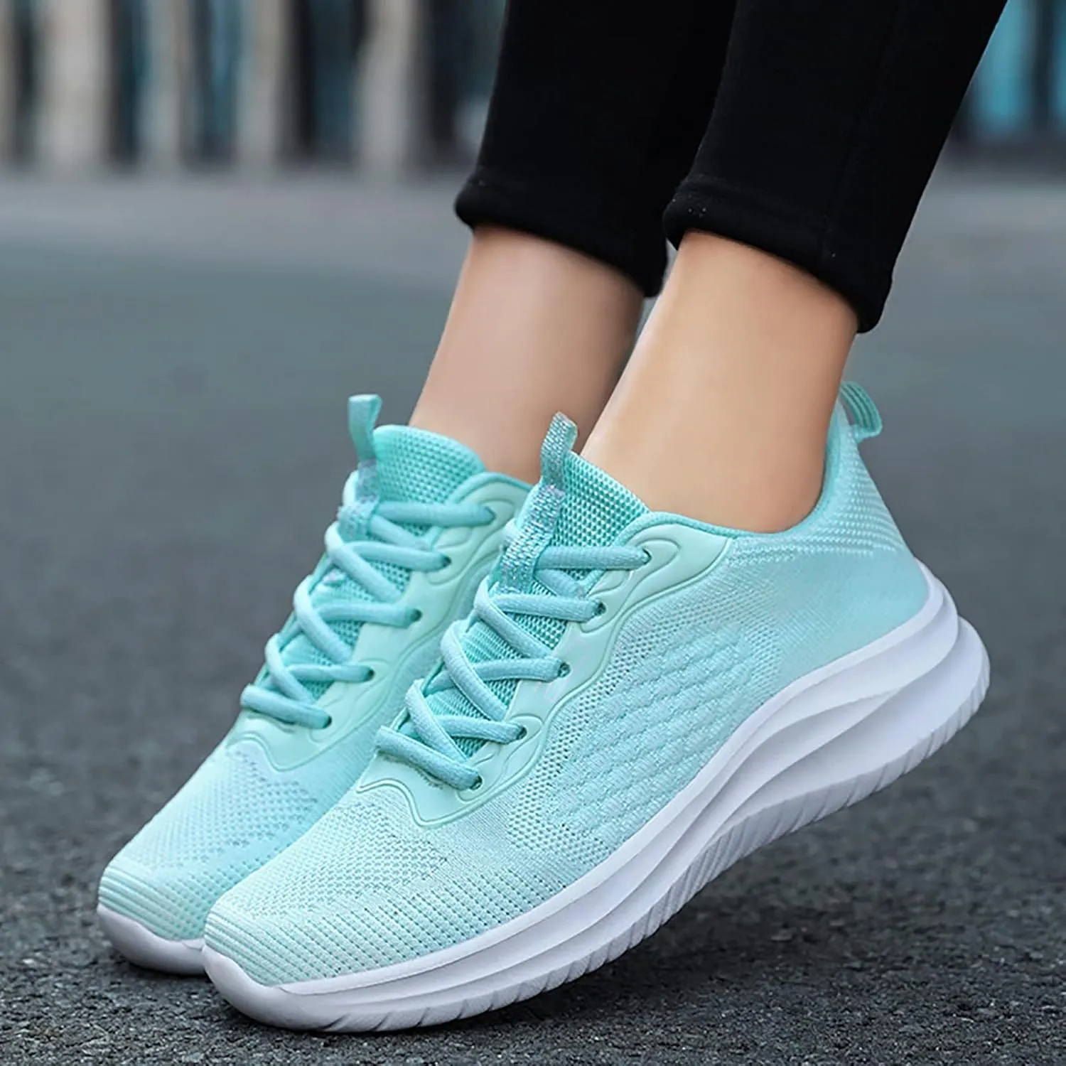 Comfort Lightweight Breathable Sneakers for Women Sports Workout Gym Shoes for Running Fashion Aesthetic Shoe
