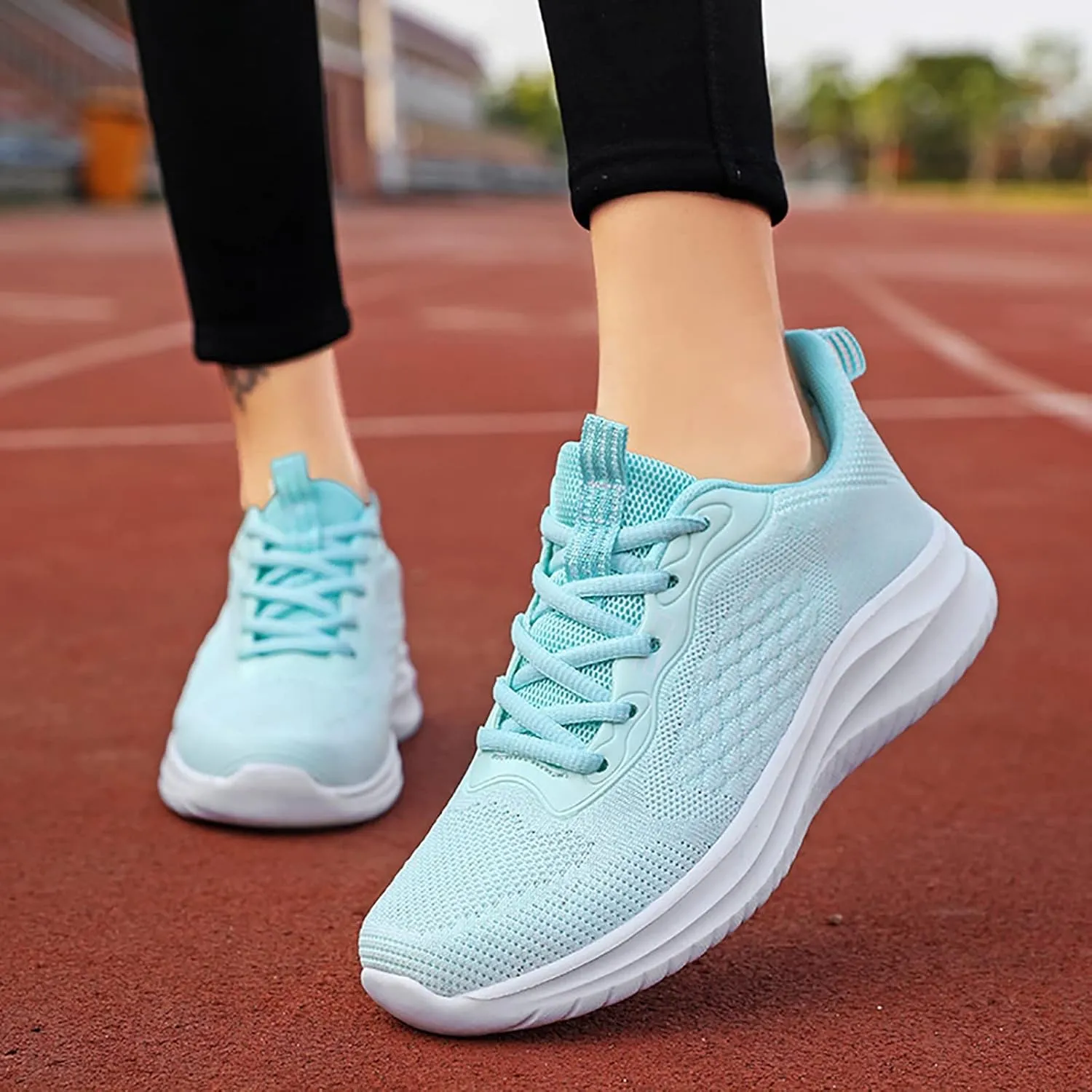 Comfort Lightweight Breathable Sneakers for Women Sports Workout Gym Shoes for Running Fashion Aesthetic Shoe