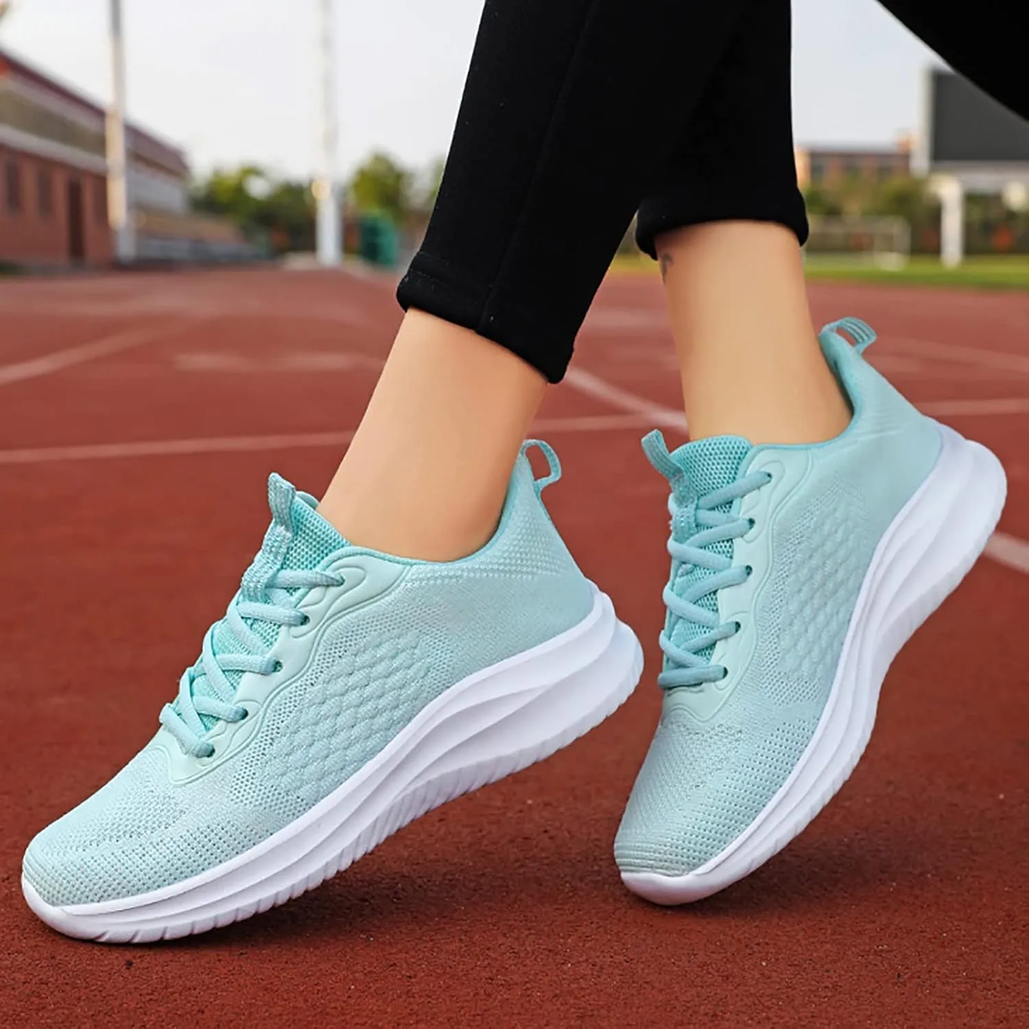 Comfort Lightweight Breathable Sneakers for Women Sports Workout Gym Shoes for Running Fashion Aesthetic Shoe