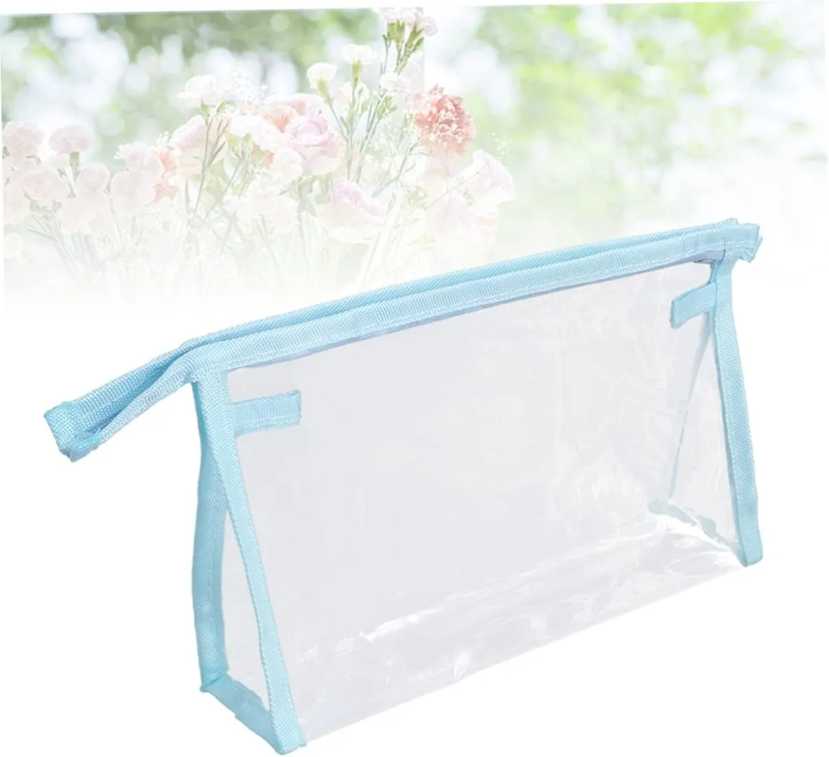 Compact Women's Travel Toiletry Bag Makeup Case Zipper Pouches for Business
