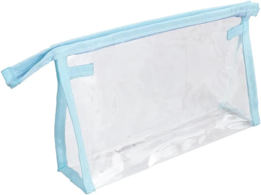 Compact Women's Travel Toiletry Bag Makeup Case Zipper Pouches for Business