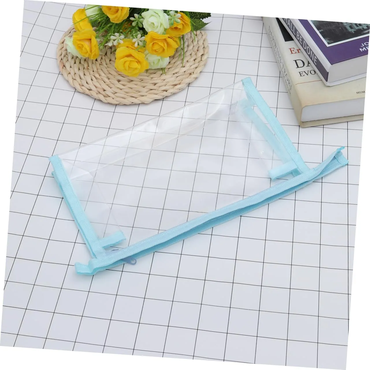 Compact Women's Travel Toiletry Bag Makeup Case Zipper Pouches for Business