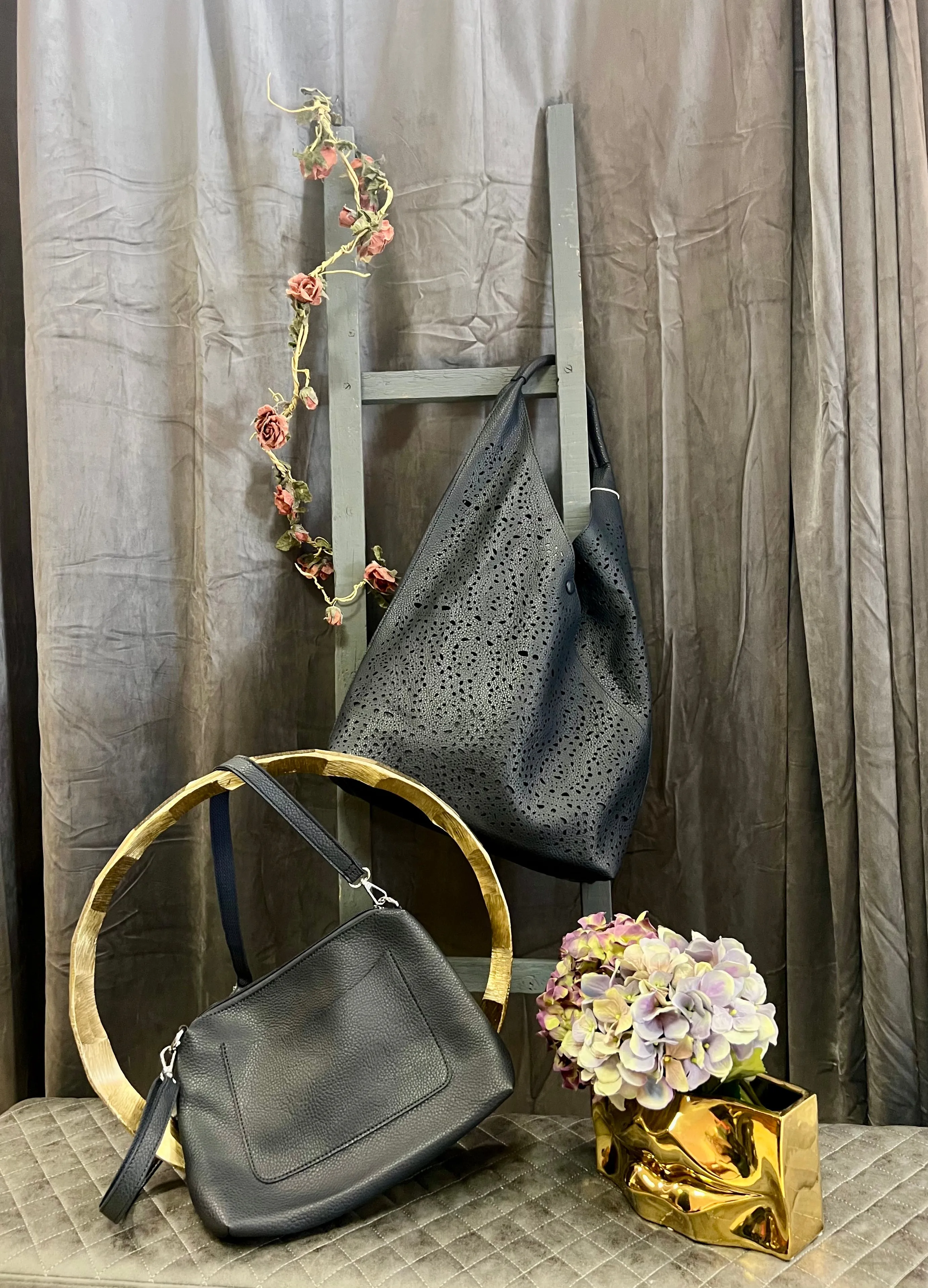 Crazy Girl Slouch Handbag with Matching Messenger Bag