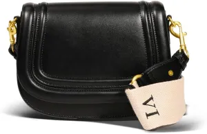 Crossbody Bags For Women-Custom Personalized Initial Embroidered Vegan Leather small Shoulder Bag